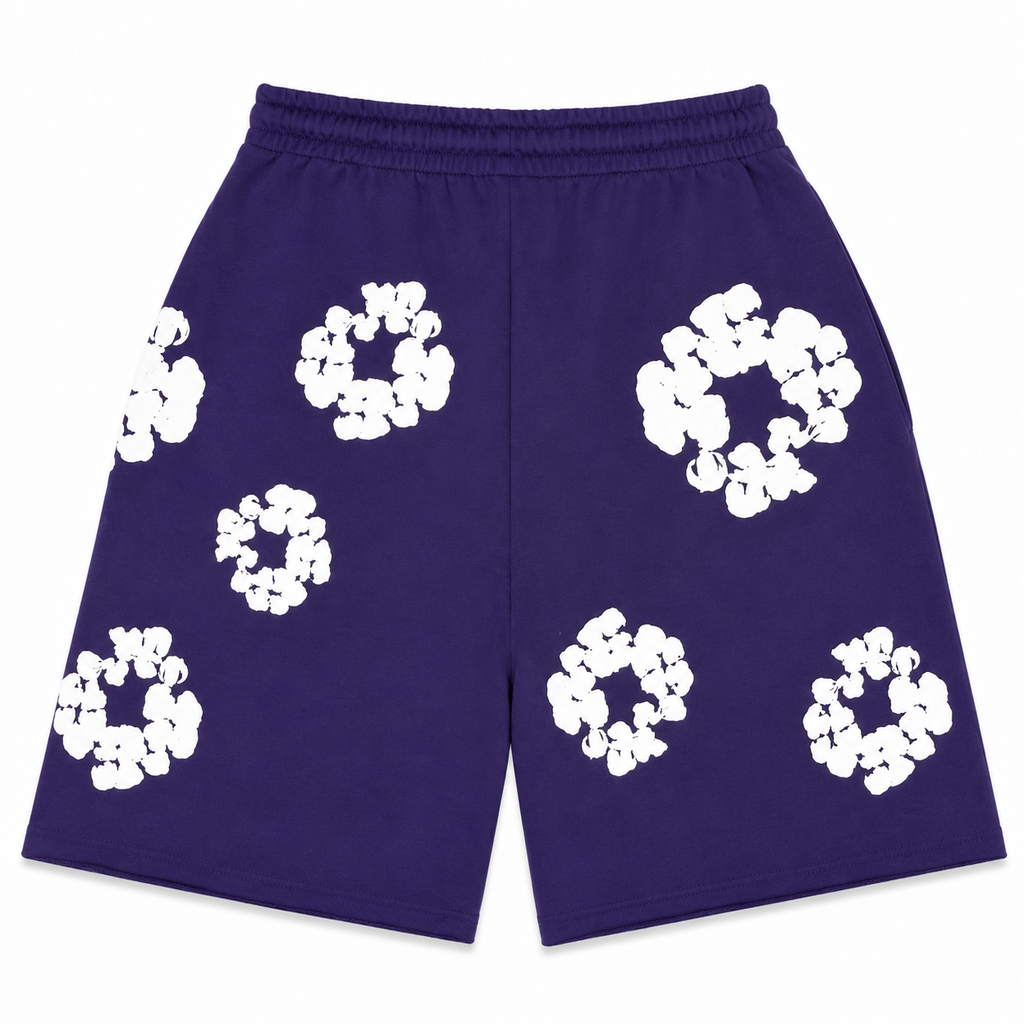 Short Denim Tears Wreath Violeta