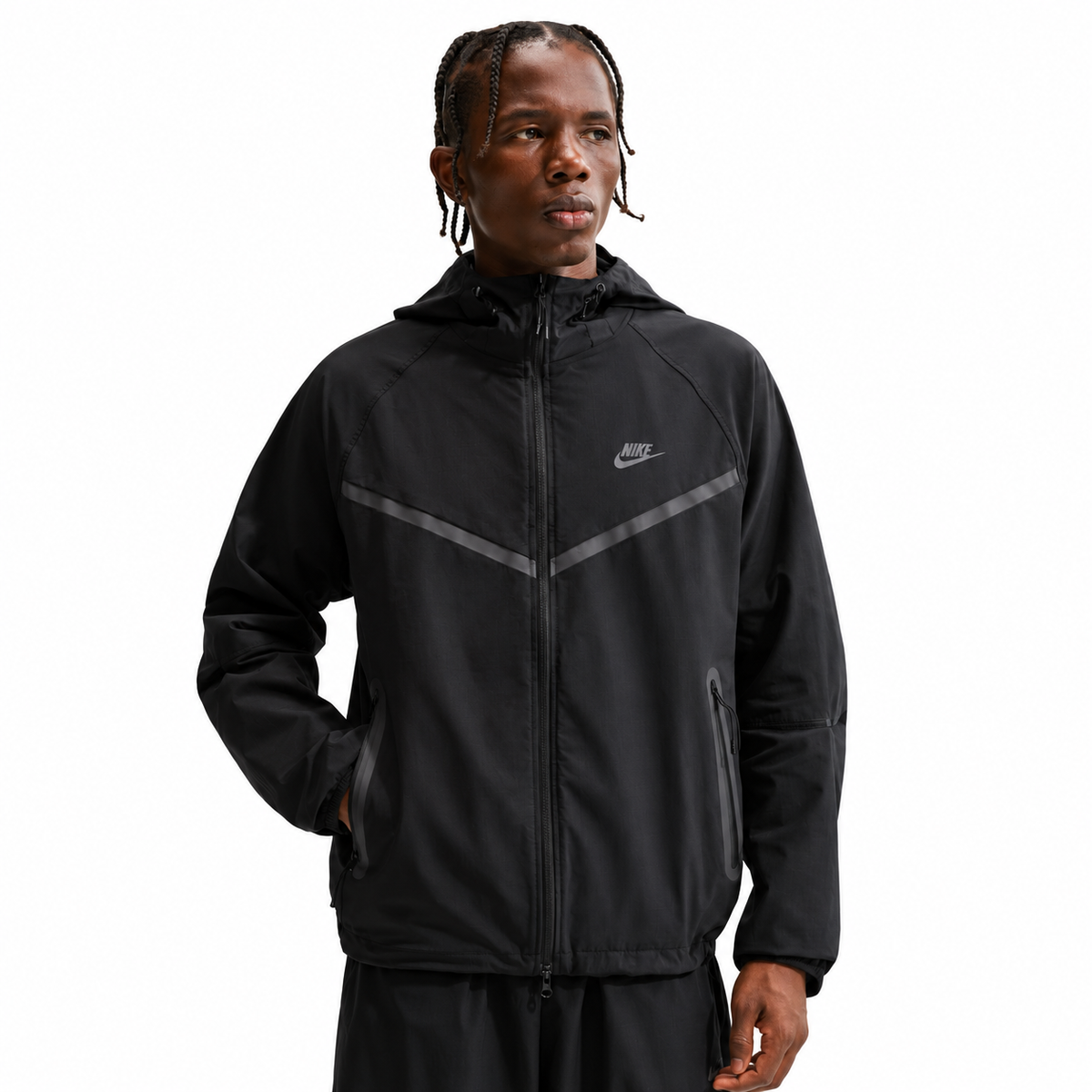 Chamarra Windrunner Nike Tech negra