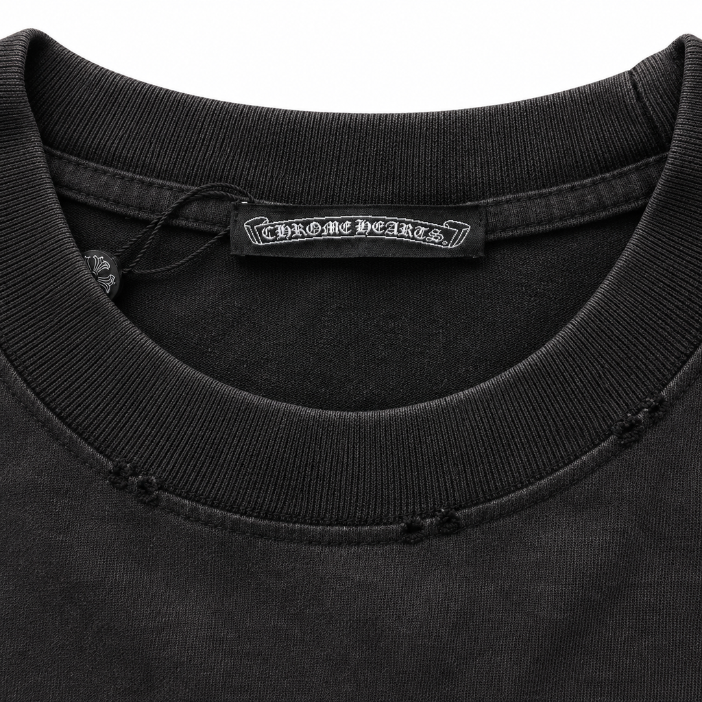 Camiseta Chrome Hearts Arc Banner Negra