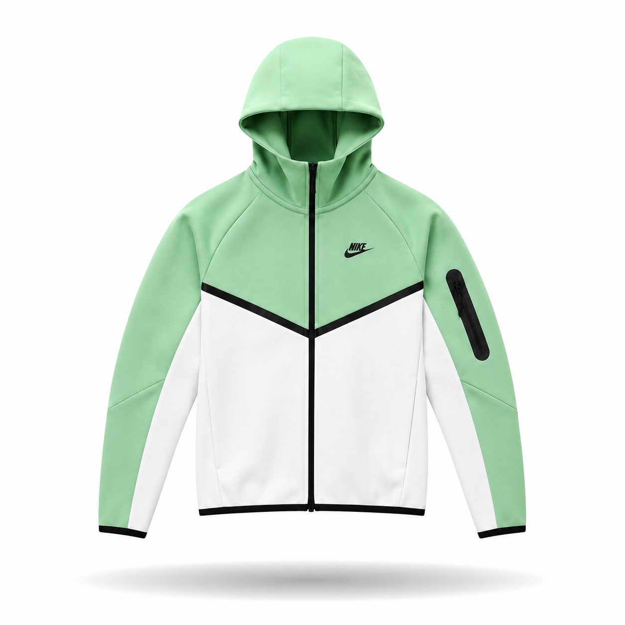 Nike Tech Fleece Verde/Blanco