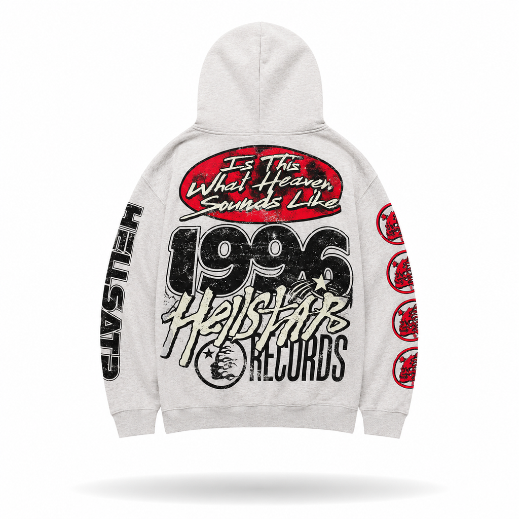 Hellstar Records 1996 Hoodie Grey