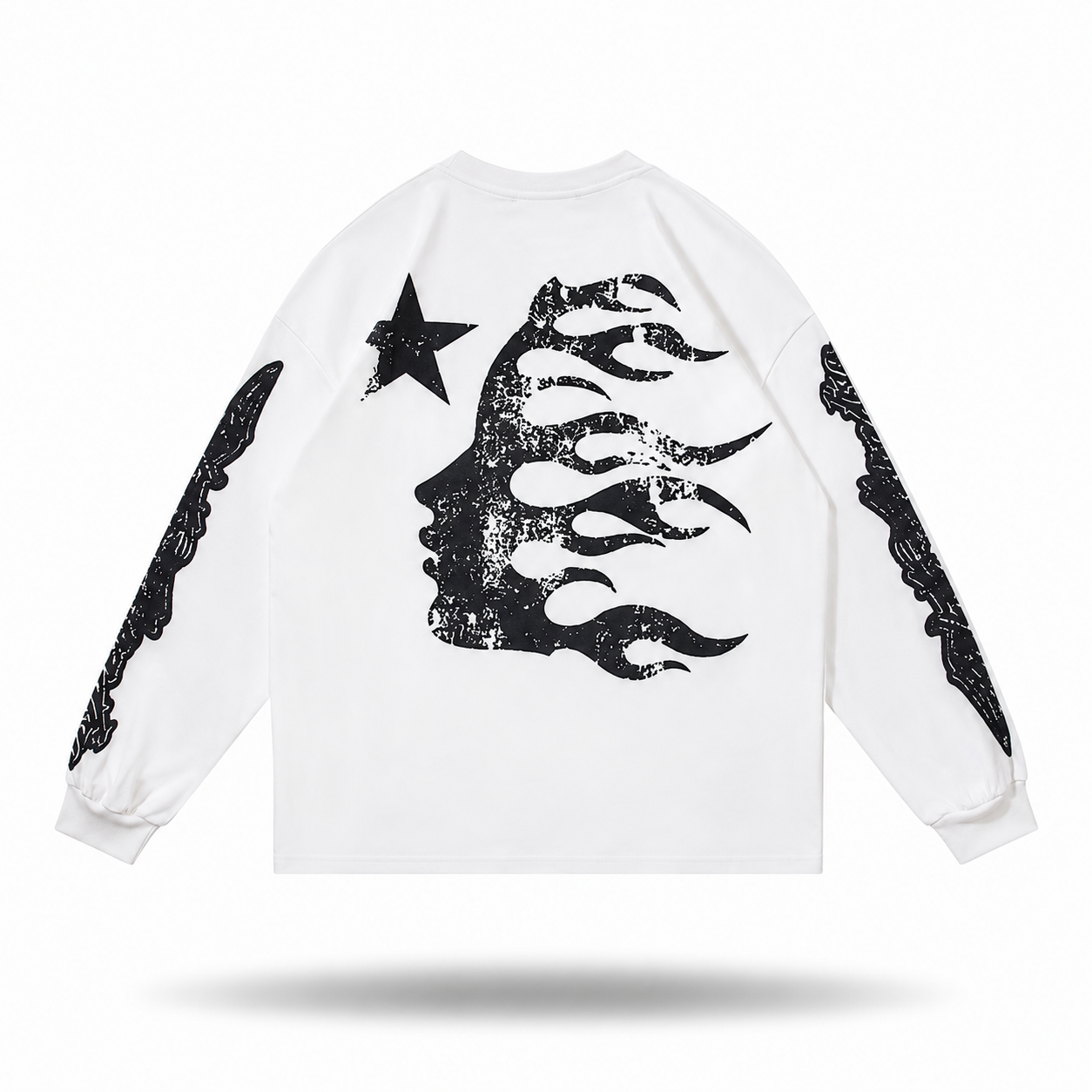 Hellstar "Victory Within" Vintage Long Sleeve — White