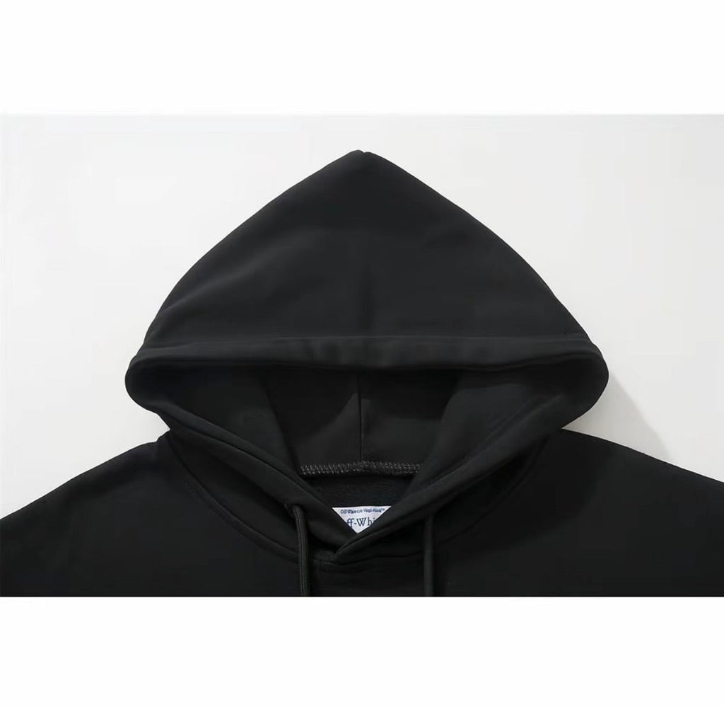 Off-White Minimal Street Hoodie – Luxury Vibes