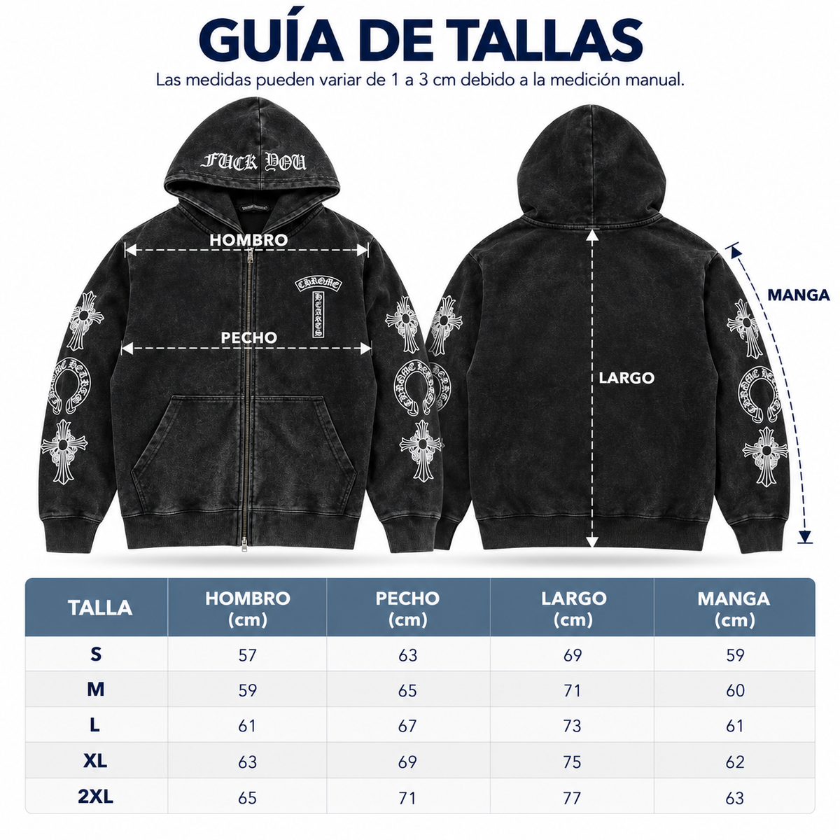 Sudadera Chrome Hearts Soap & Water