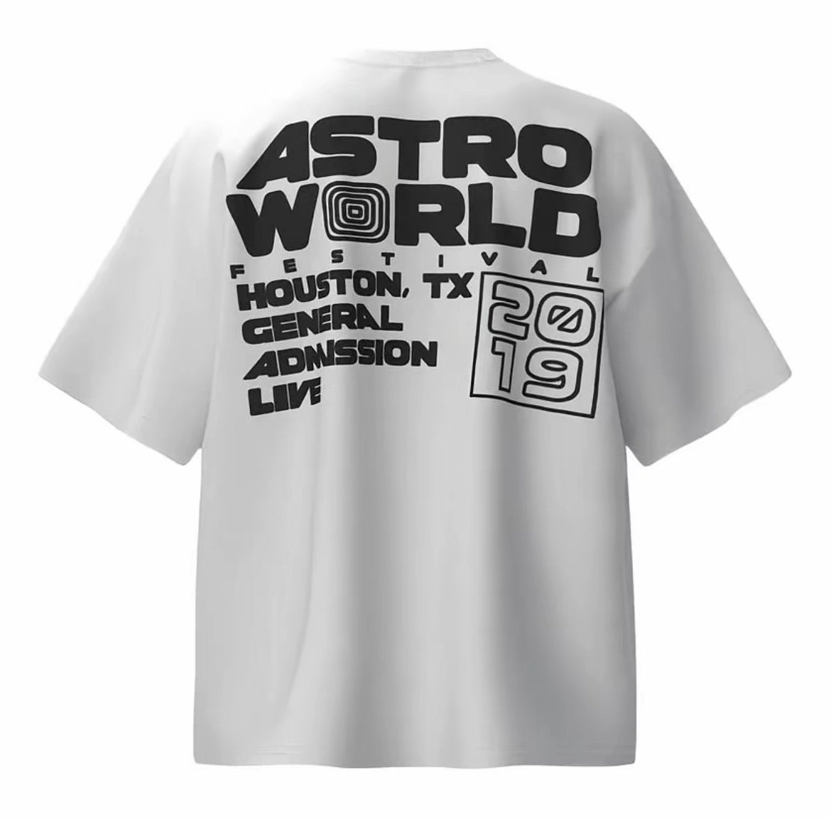 Cactus Jack Astroworld “STAFF” Tee White