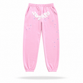 Sp5der P*nk Sweatpants Pink / White