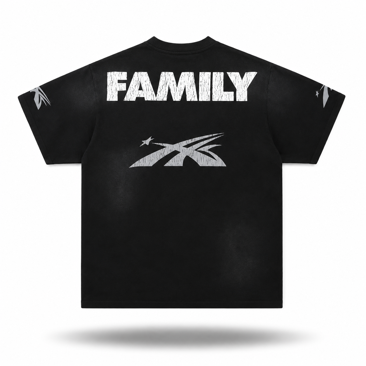 Hellstar Moto-Sports Heavyweight Boxy Tee — Black