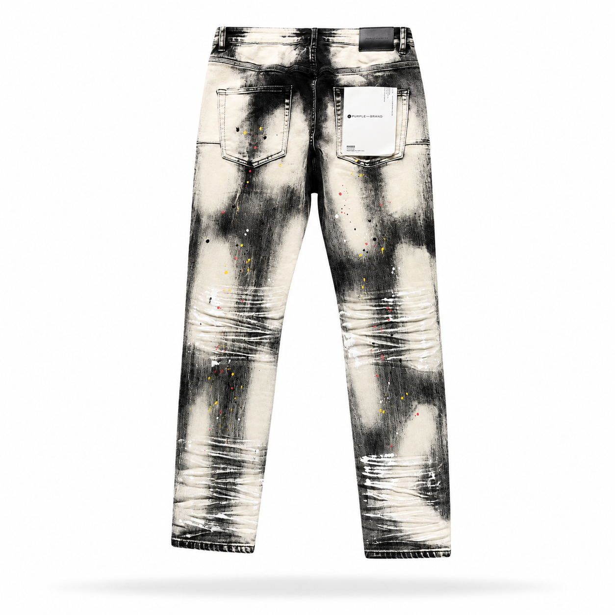 Purple Black Ice Wash Jeans