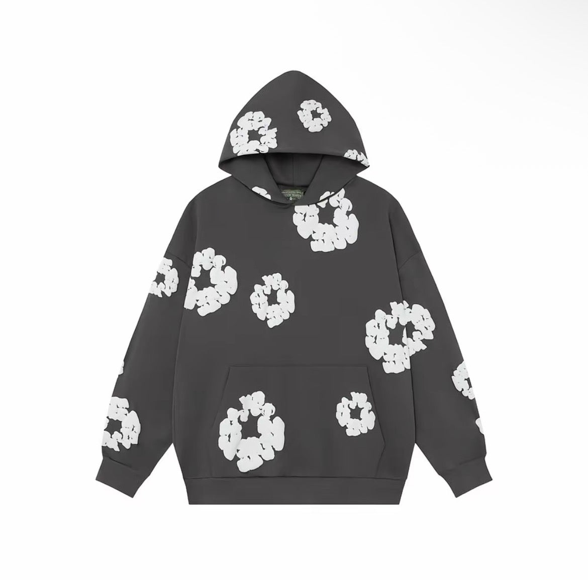 Denim Tears Cotton Wreath Hoodie – Grey