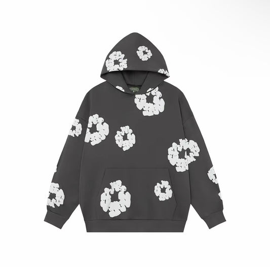 Denim Tears Cotton Wreath Hoodie – Grey