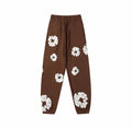 Denim tears zip pants - café