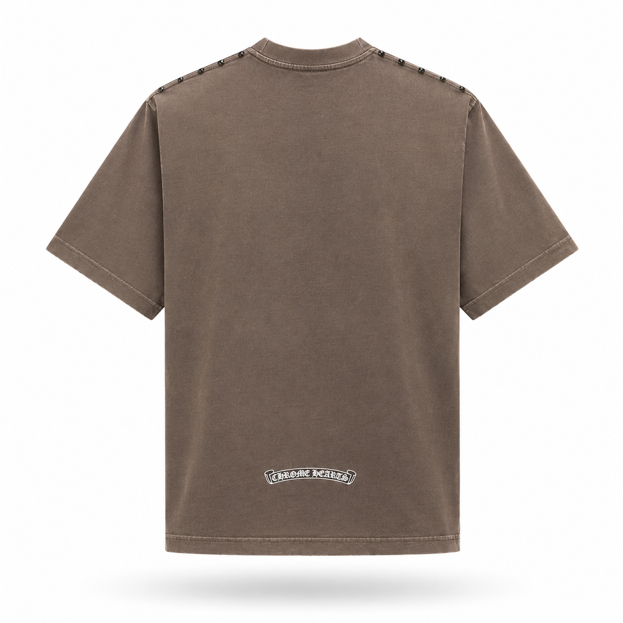 Camiseta Chrome Hearts Arc Banner - Cafe
