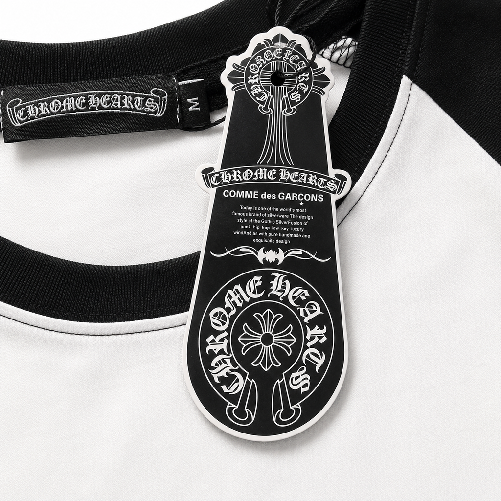 Camiseta BAPE x Chrome Hearts Baby Milo Raglan