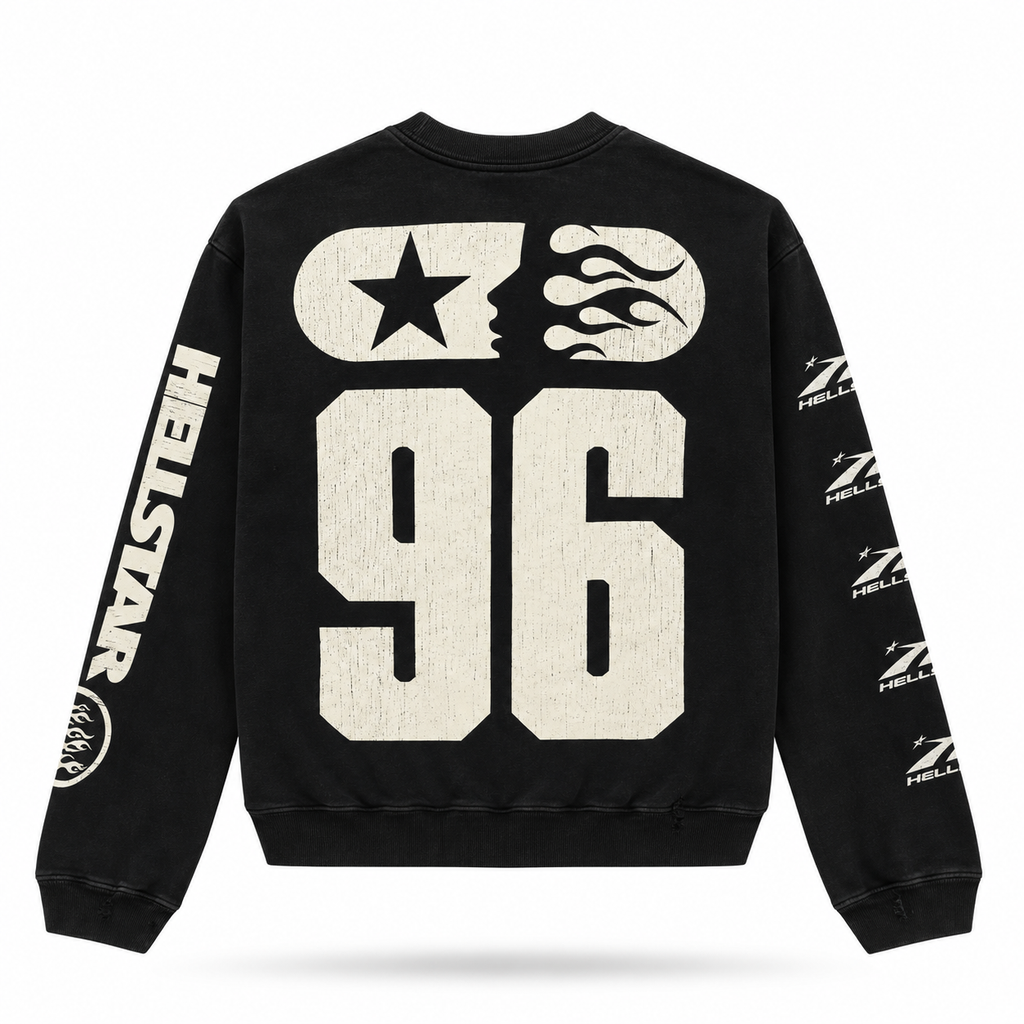 Hellstar Sports 96’ Graphic Hoodie – Black