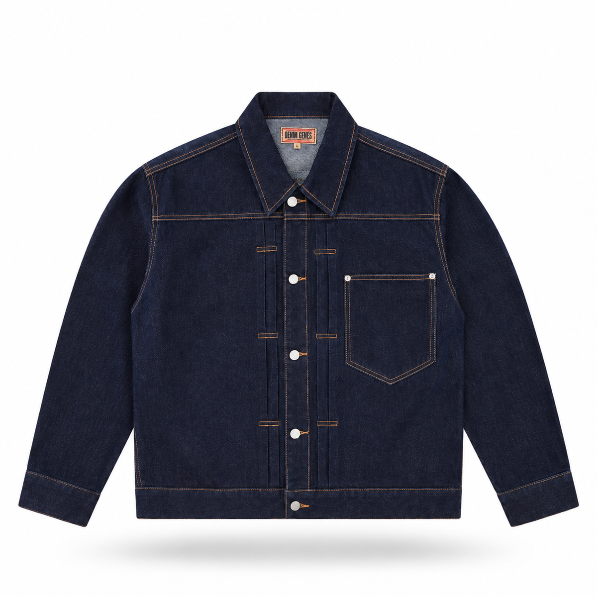 Chaqueta Corteiz Type II Frayed Denim 'Indigo'