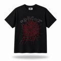 Sp5der Worldwide "Web" Tee / Black & Red