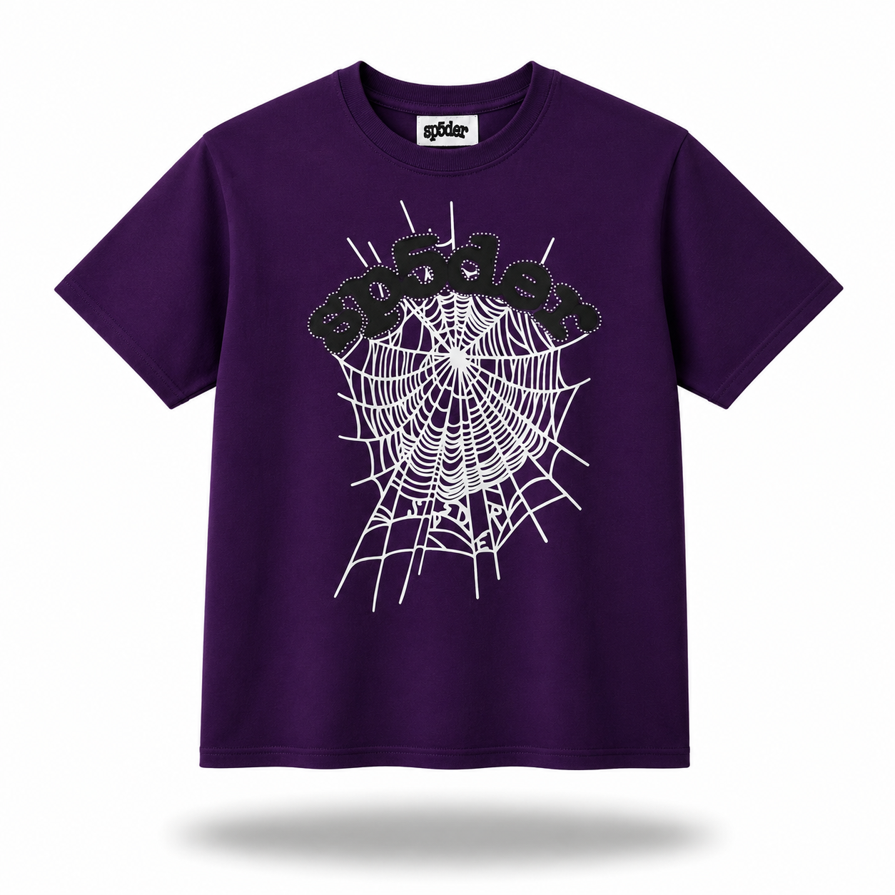 Sp5der Worldwide "Web" Tee / Purple