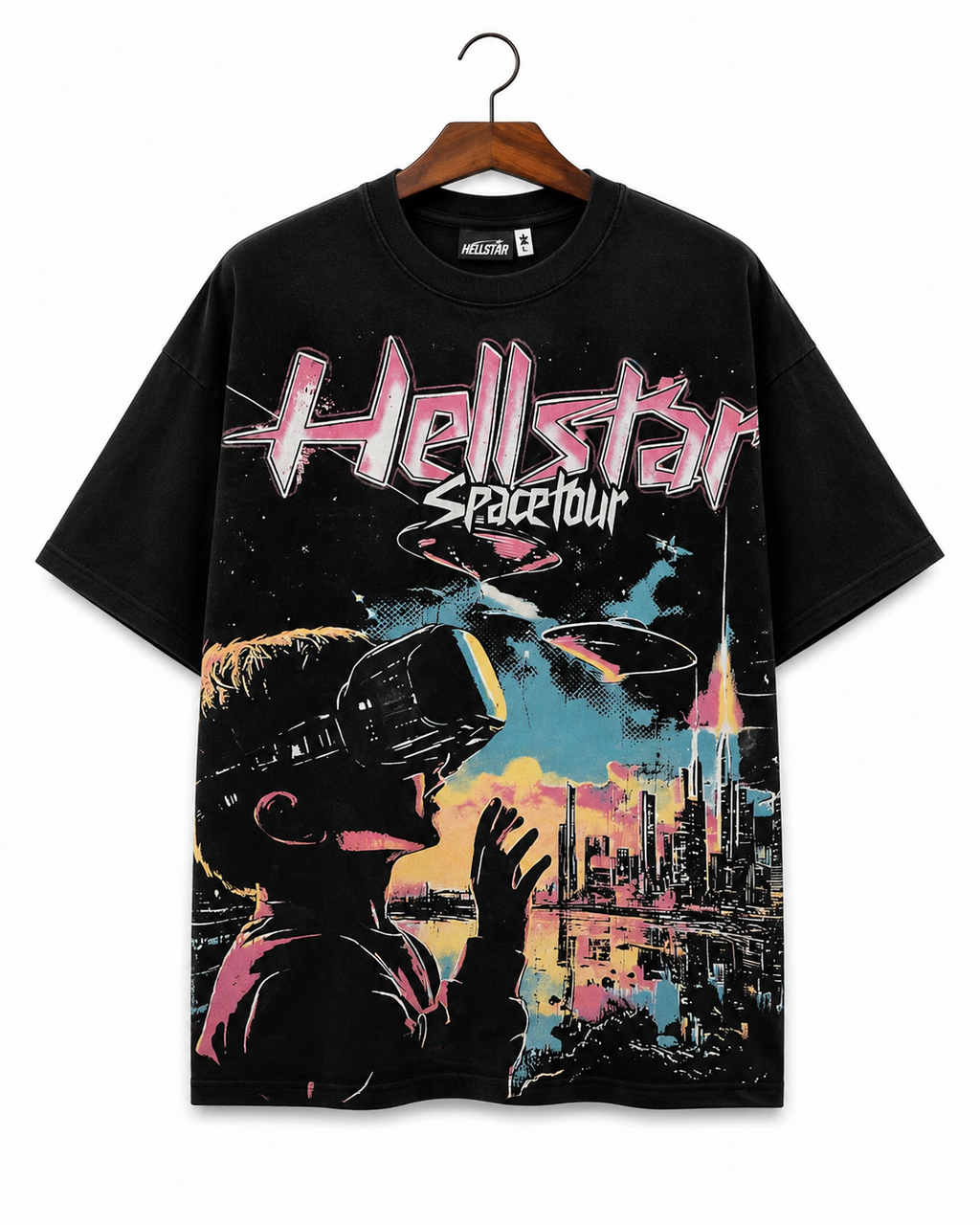 Hellstar Cyberpunk Star Sunglasses Tee
