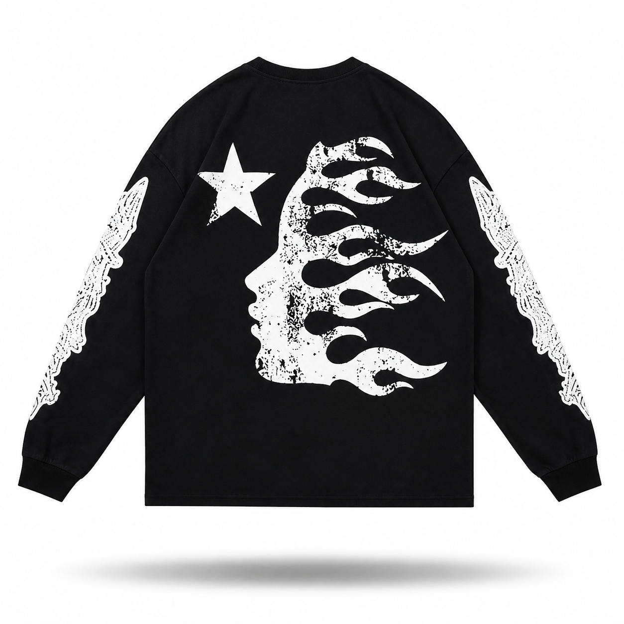 Hellstar "Victory Within" Vintage Long Sleeve — Black