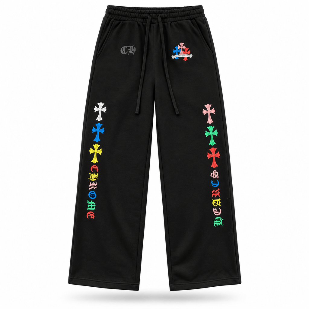 Pantalón Chrome Hearts Multicolor Cross