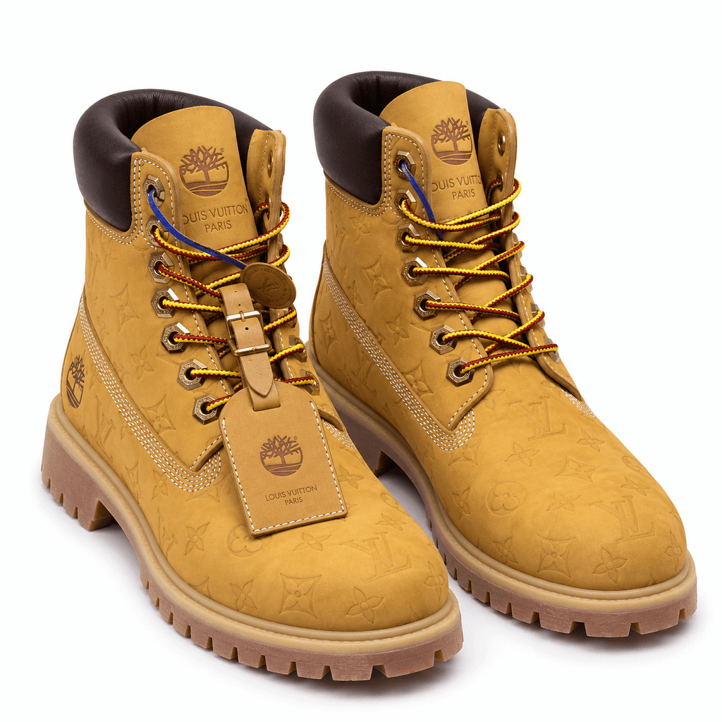 Louis Vuitton Timberland 6" Ankle Boot Wheat Monogram
