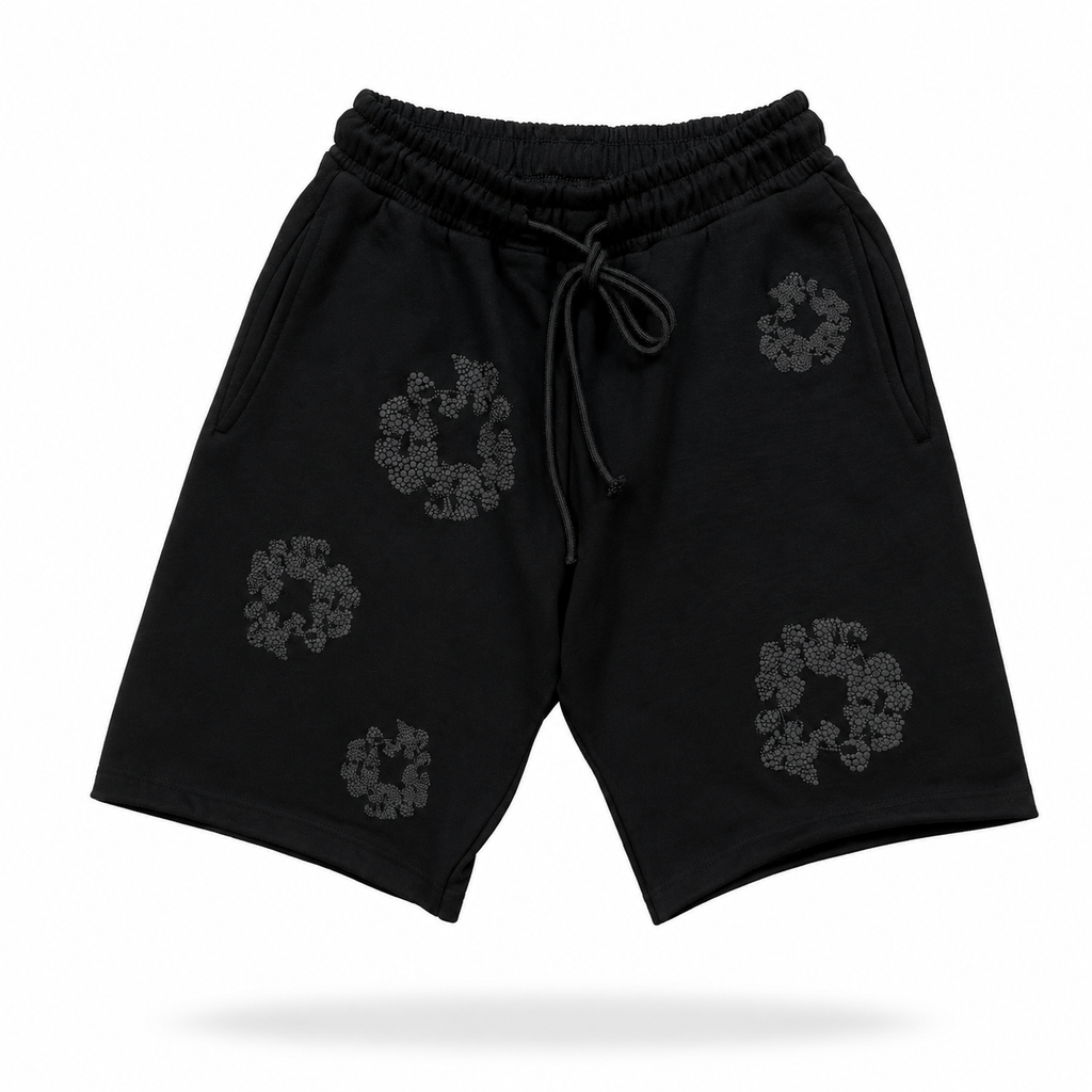 Short Denim Tears Mono Cotton Wreath Negro