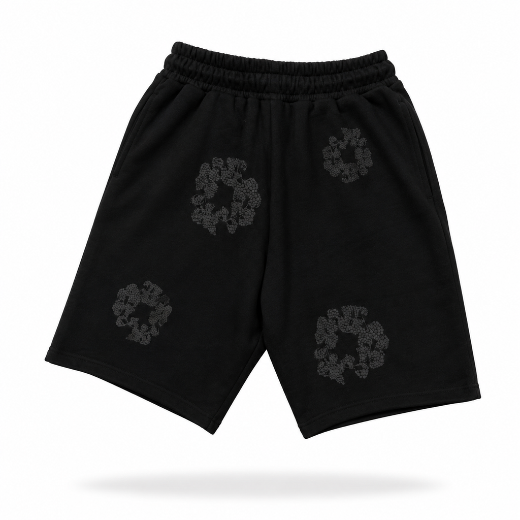 Short Denim Tears Mono Cotton Wreath Negro