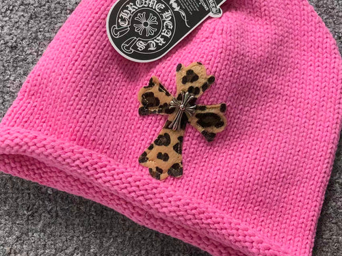Chrome Hearts Leather Cross Patch Beanie