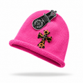 Chrome Hearts Leather Cross Patch Beanie