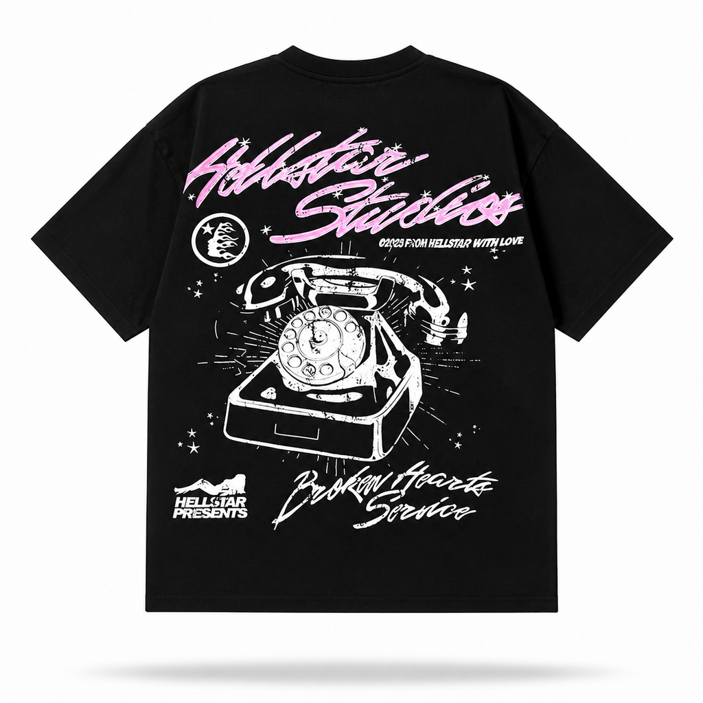 Hellstar Face Graphic Tee Black