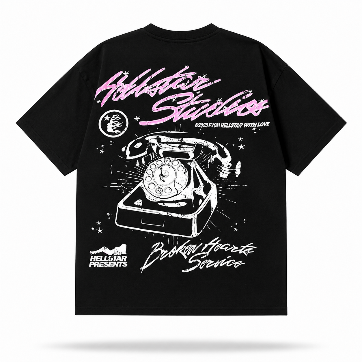 Hellstar Face Graphic Tee Black