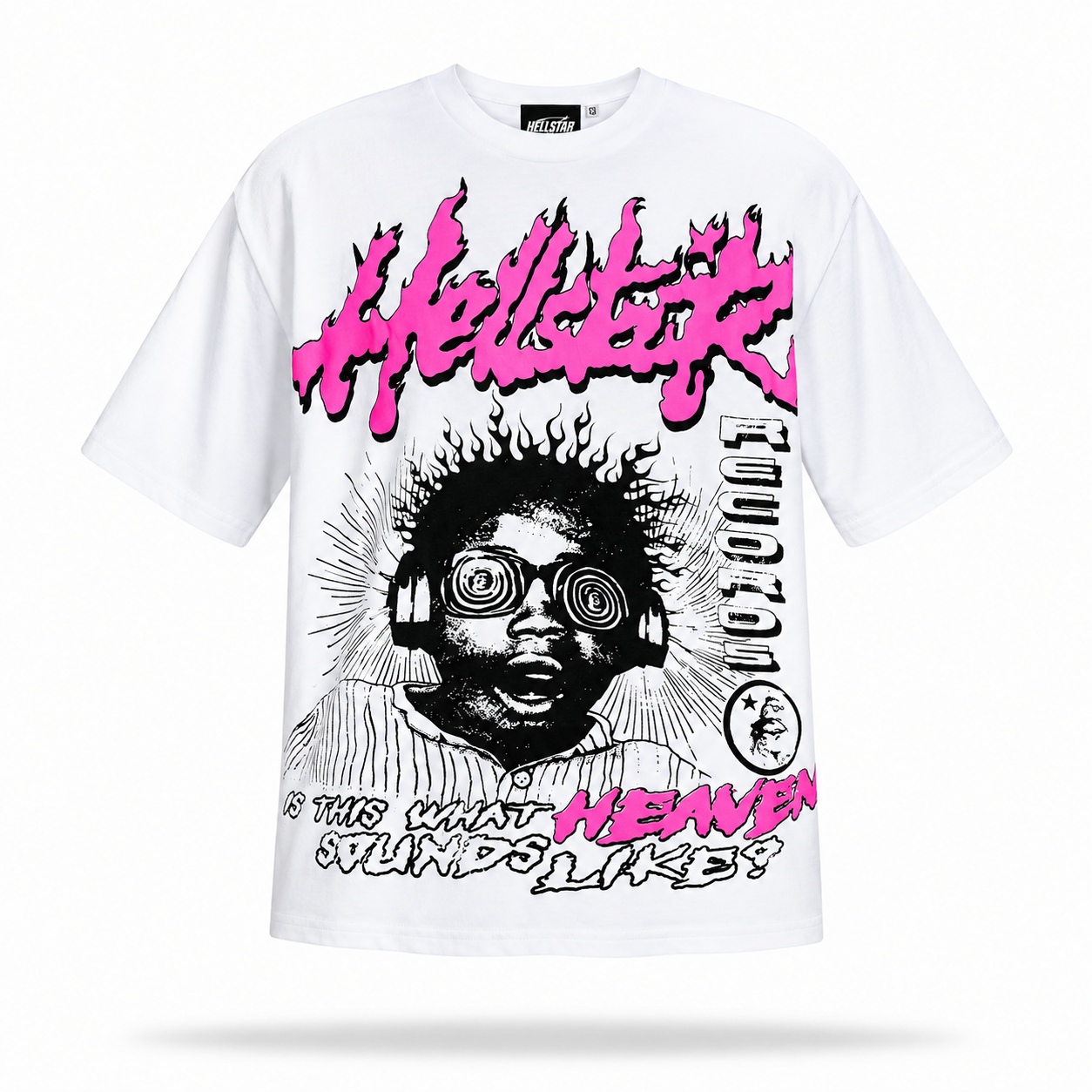 Hellstar Sound Like Heaven Graphic T-Shirt – White