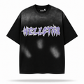 Hellstar Purple Logo Tee Black