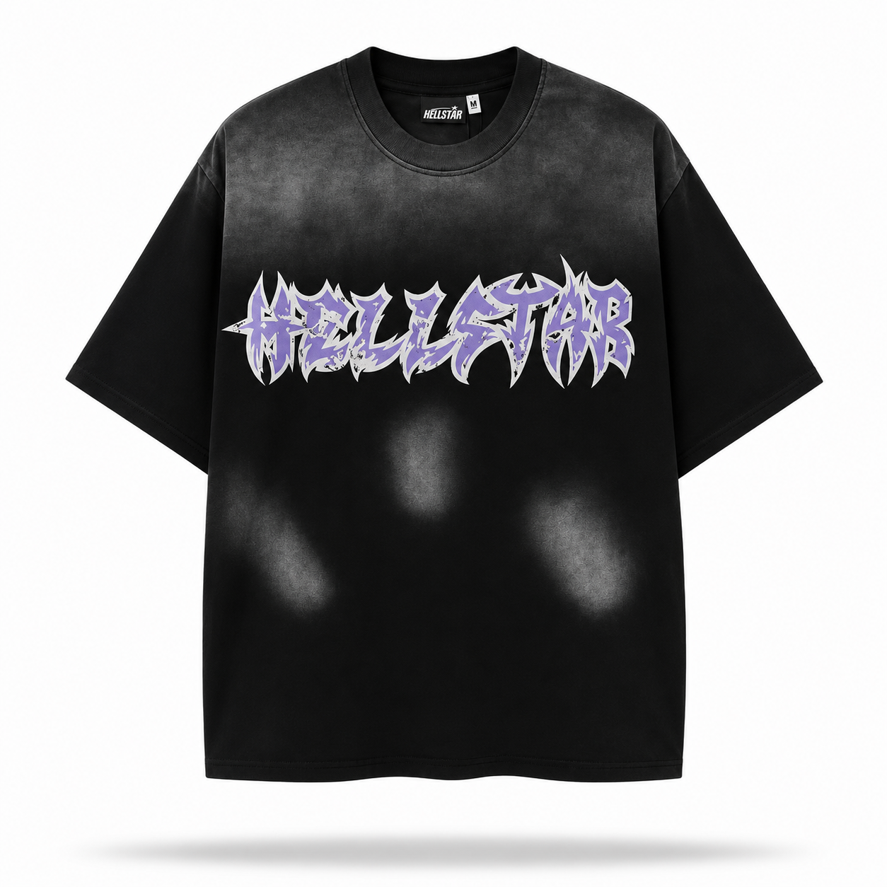 Hellstar Purple Logo Tee Black