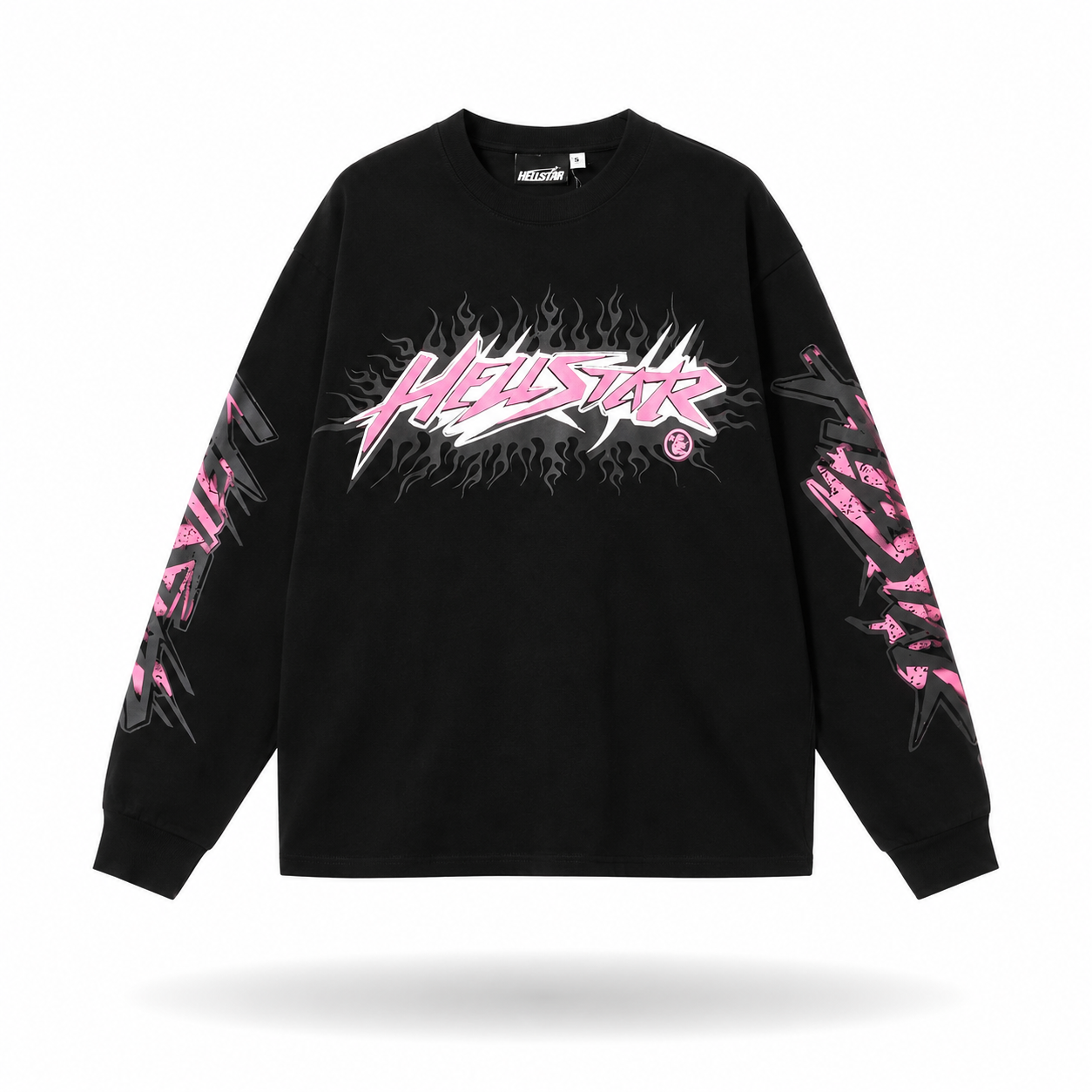 Hellstar Pink Logo Long Sleeve