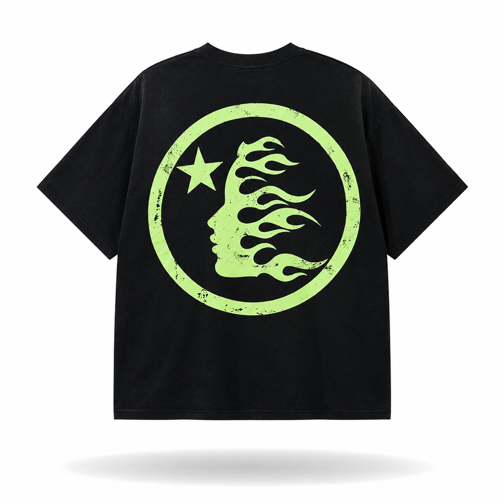 Hellstar Classic T-Shirt “Black/Green”