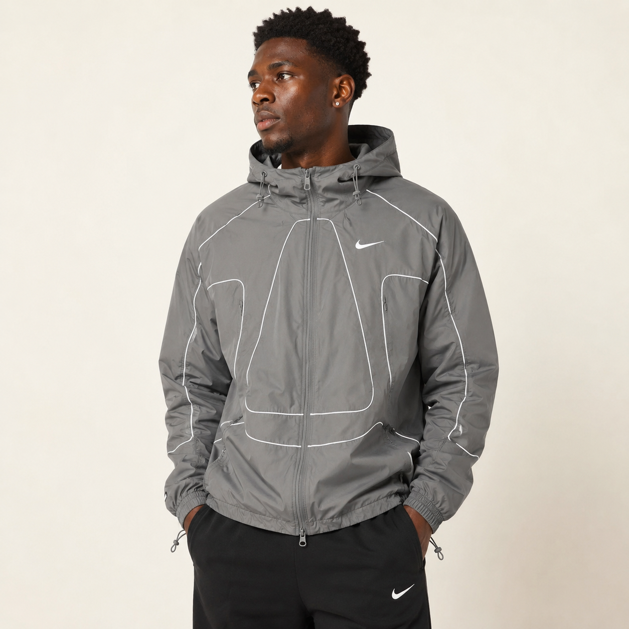 Chandal Nike x Corteiz NRG Gris gully