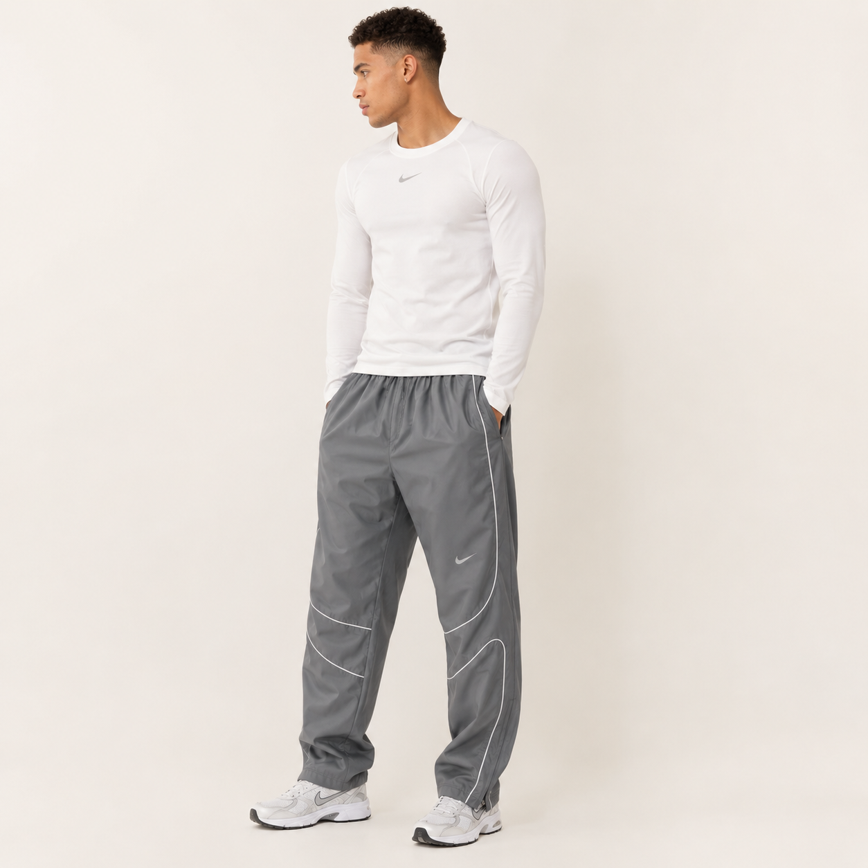 Pantalones Nike x Corteiz NRG Gris Gully
