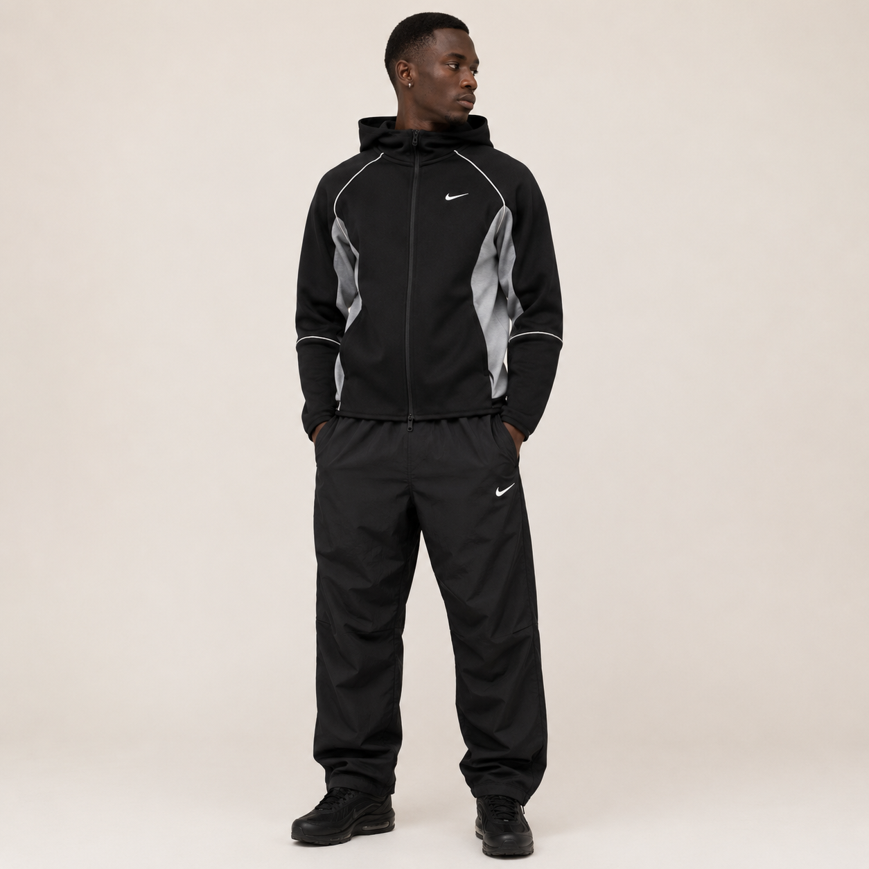 Nike x NOCTA Tech Zip Hoodie Black / Grey