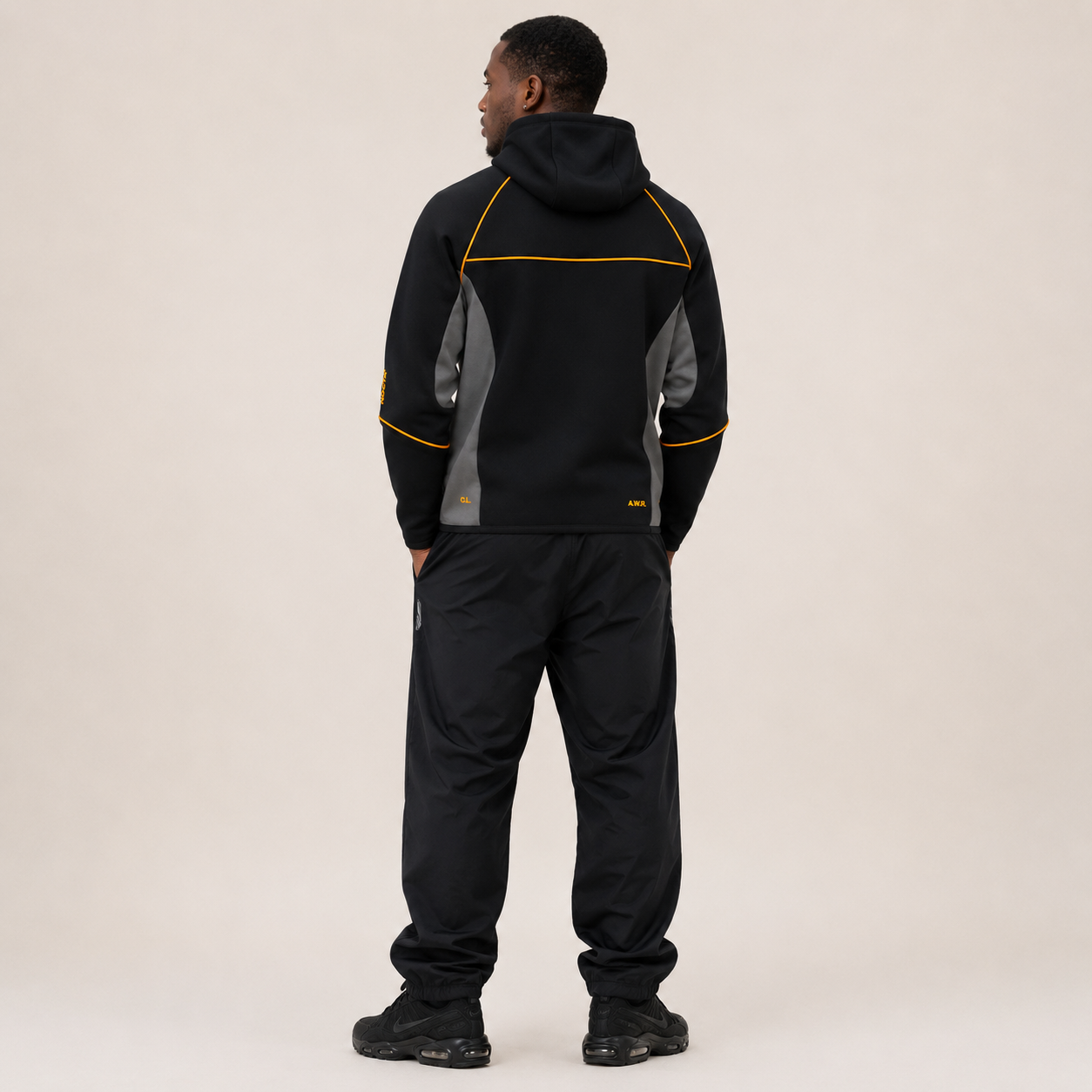 Nike x NOCTA Tech Zip Hoodie Black / Orange