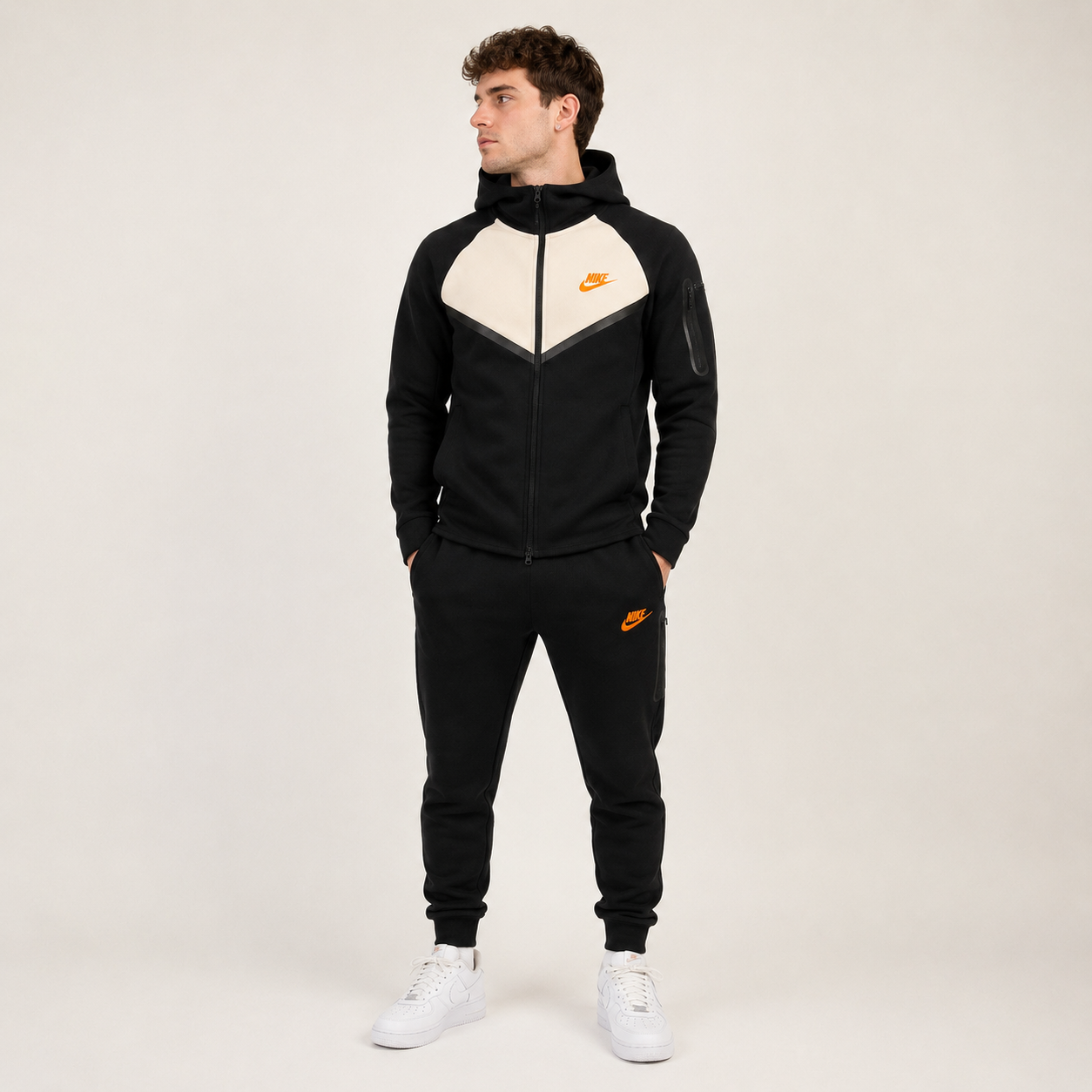 Nike Tech Fleece “Black/Sail”