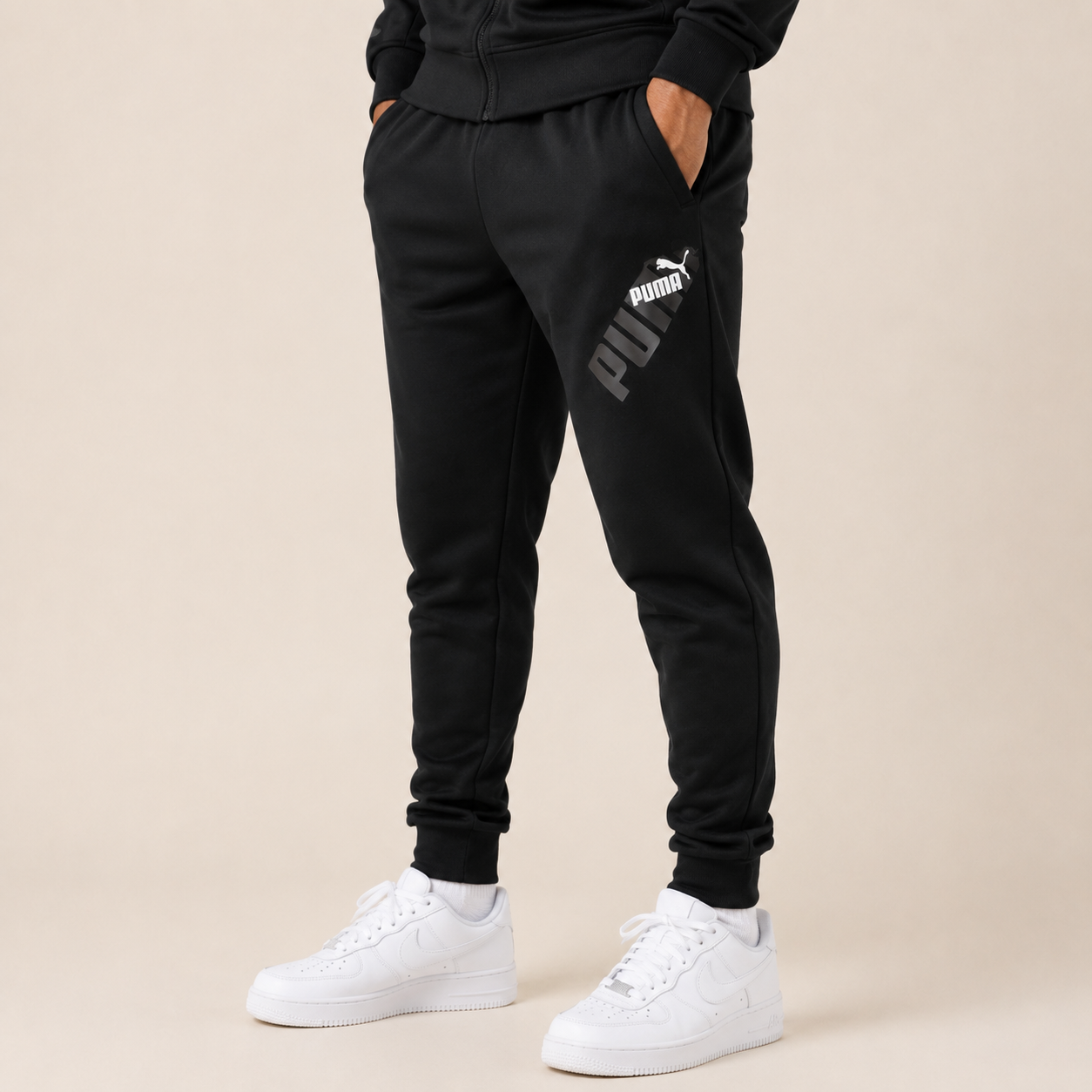 Puma Contrast Jogger Negro