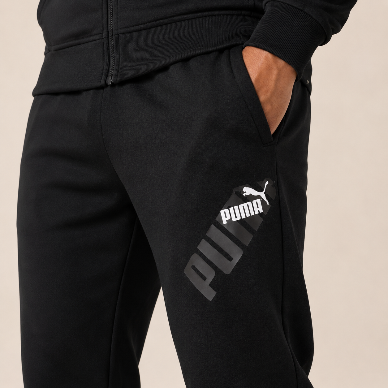 Puma Contrast Jogger Negro