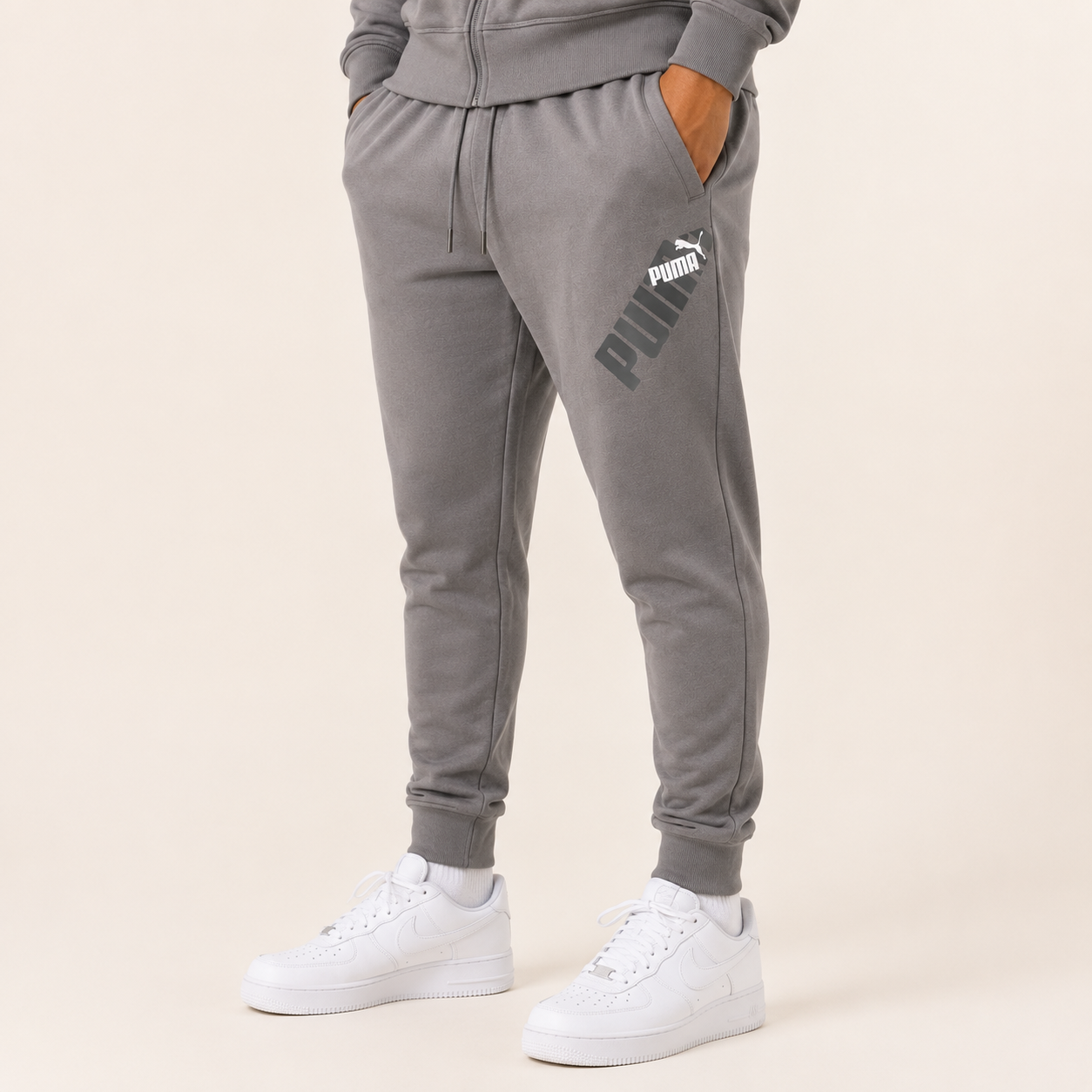 Puma Contrast Jogger Gris