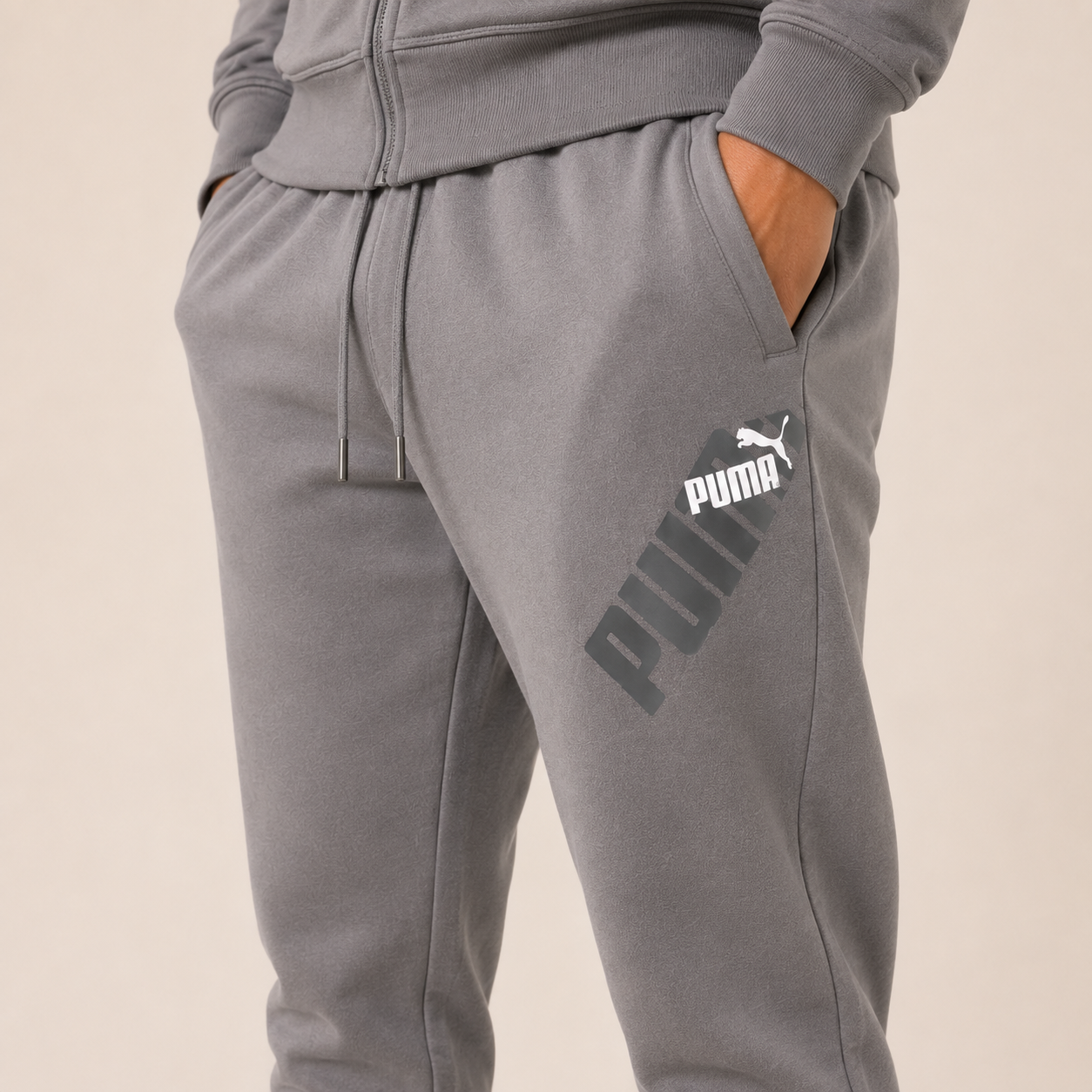 Puma Contrast Jogger Gris