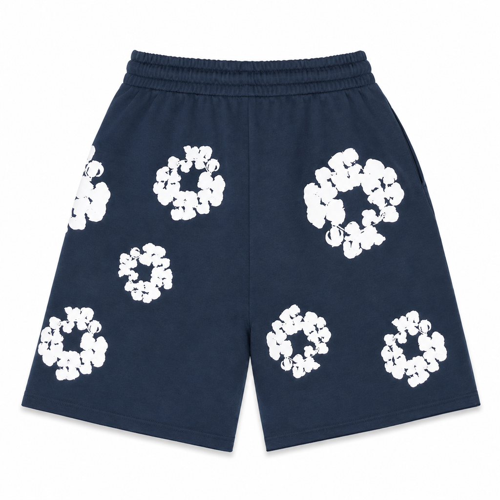 Short Denim Tears Wreath Azul