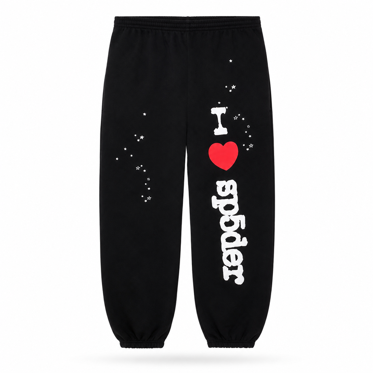 Pants Sp5der I Heart en negro