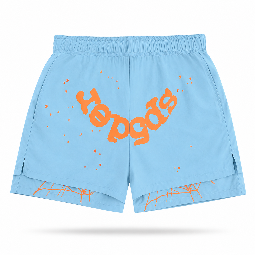 Short Sp5der Web Double Layer Azul Cielo