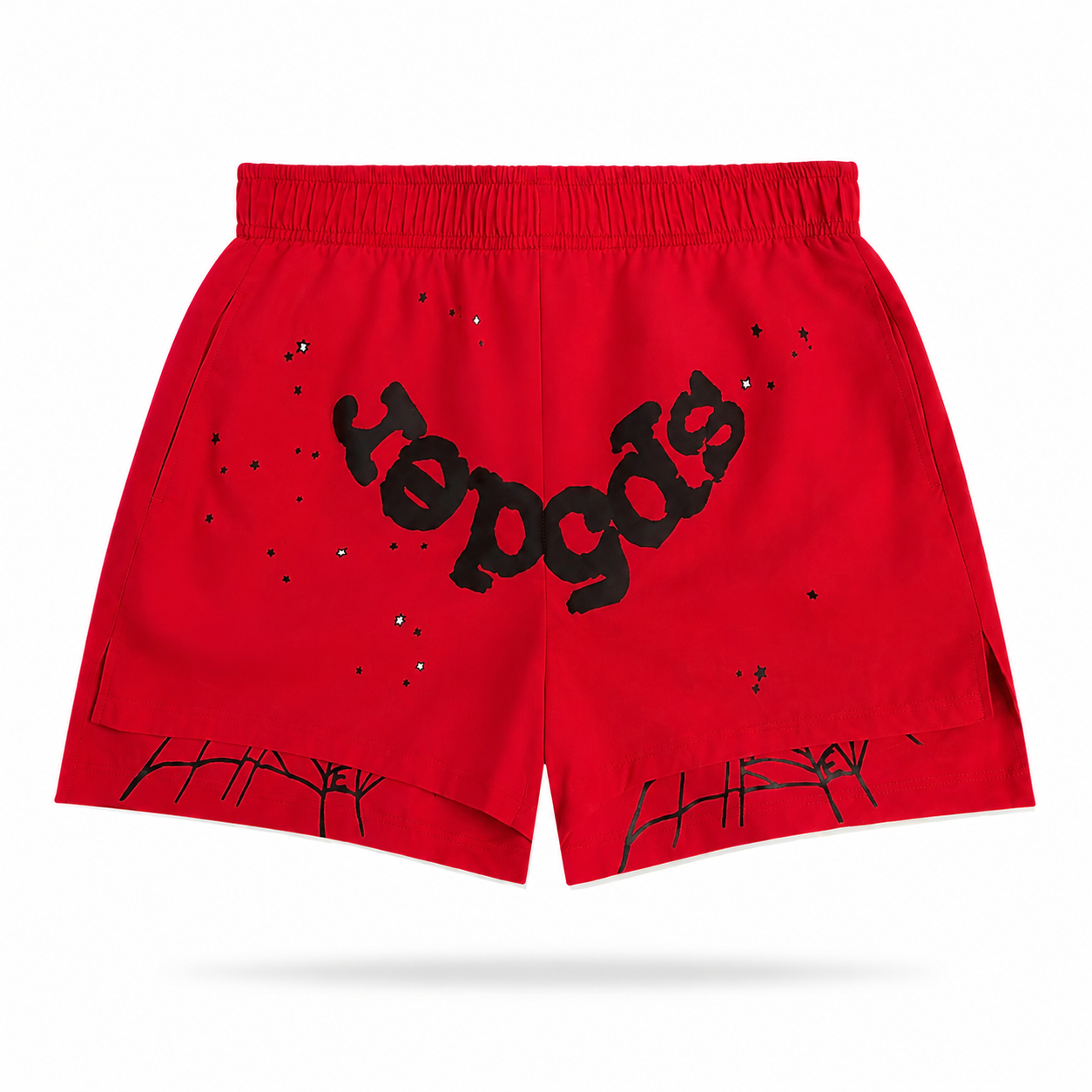 Short Sp5der Web Double Layer Rojo