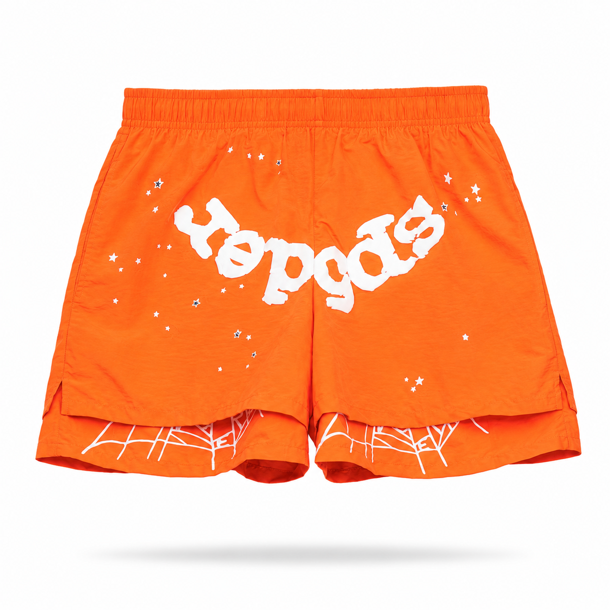 Short Sp5der Web Double Layer Naranja